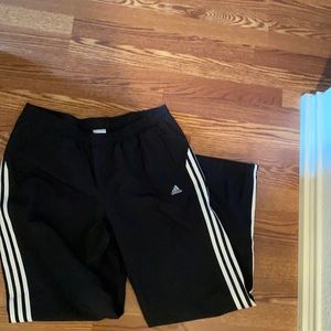 Black Adidas wind pants